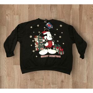 Vintage Mickey Unlimited Mickey Mouse Christmas Crewneck Sweatshirt 2XL